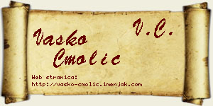 Vasko Cmolić vizit kartica
